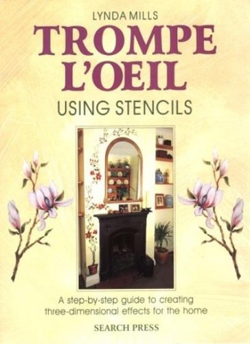 Trompe oeil with stencils - trompe, l'oeil
