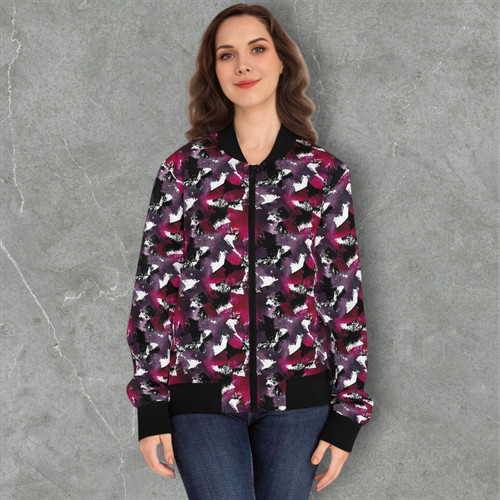 Women bomber jacket trendy - women's,
