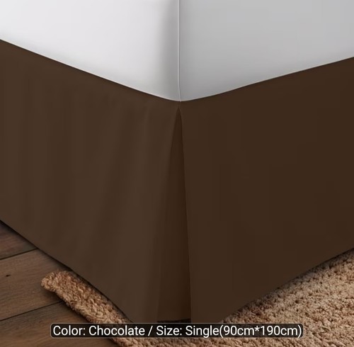 Bed valance base cotton plated - valance,