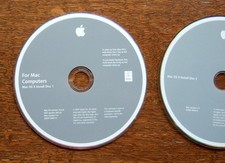 Apple Mac OS X 10.4.8 Tiger Macbook Pro original install discs  2Z691-5967-A