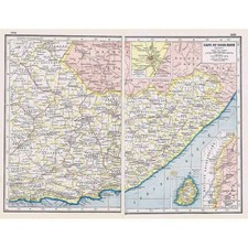 Antique Map 1920 - CAPE OF