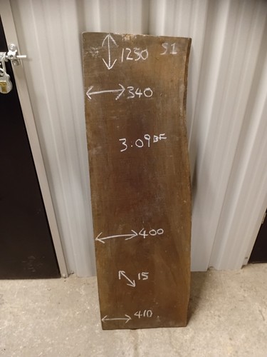 Sapele live edge slab hardwood - slab,