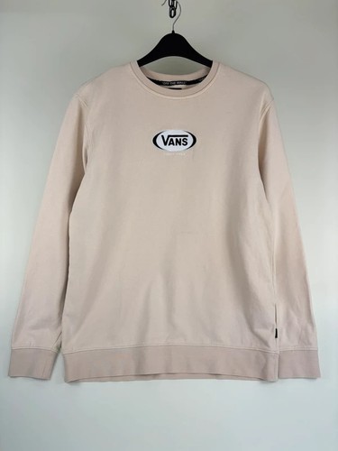 Vans cream embroidered logo - vans,