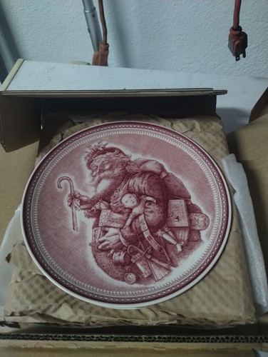 Wedgwood saint nick plate - wedgwood, "saint