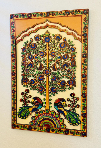 Hand painted relief - art, –