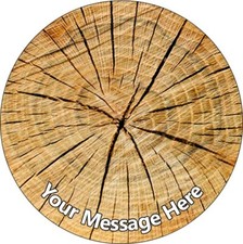Tree Stump Personalised Cake
