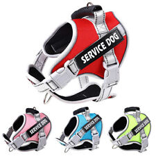 Service Dog Harness No-Pull Emotional Support Pet Vest Reflective & Tag