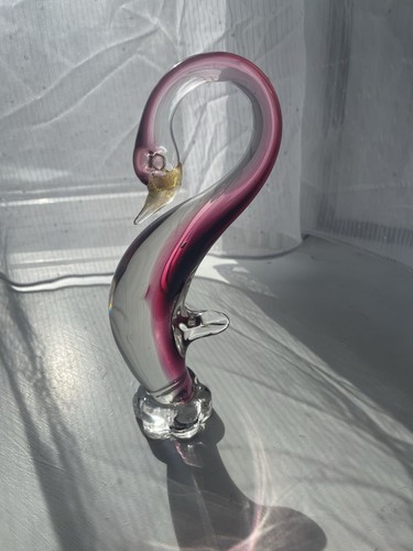 Vintage murano glass - vintage, swan