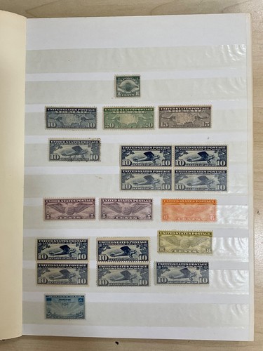 Usa airmail stamps mint - &, used