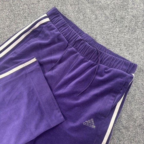 Adidas velour track pants - velour,