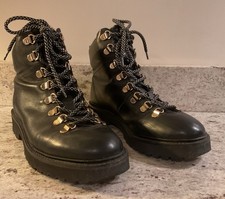 Jigsaw Black Leather Lace Up