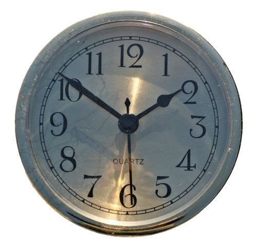 Insertion clock 85mm gold - insertion,