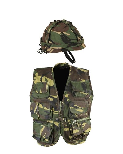New kids helmet vest set - new,
