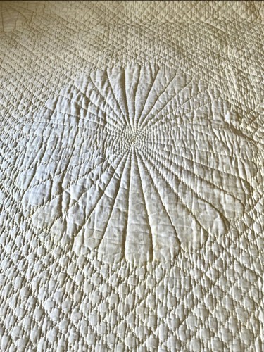 Antique wholecloth quilt - antique,