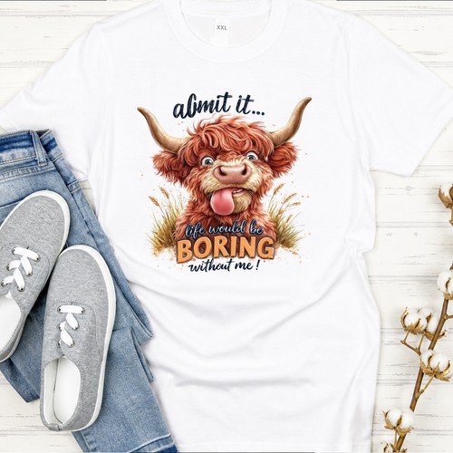 Highland cow funny - highland,