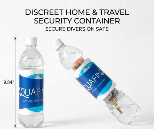 Water bottle diversion - bottle, safe
