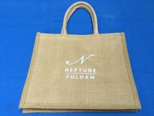 NEPTUNE FULHAM Yellow Hessian Tote Bag 30cms x 36cms. BRAND NEW.