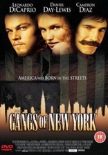 Gangs of New York DVD (2003) Leonardo DiCaprio, Scorsese (DIR) cert 18