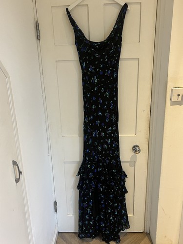 Rat boa black floral - &,