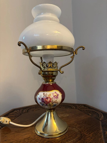 Vintage oil lamp light - lamp,