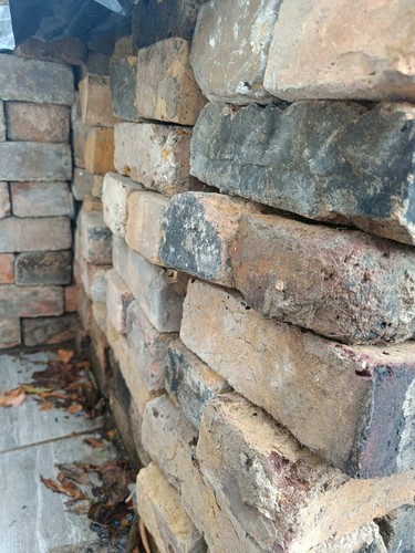 Old yellow bricks - old,