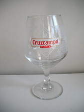Cruzcampo Pint Glass Home Bar Gift Man Cave. Lager Beer Glass Chalice