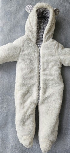 Baby girl white thick fleece - girl,