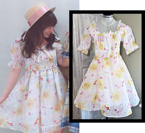Liz lisa sunflower check - liz,