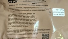 24 HR BRITISH MILITARY RATION