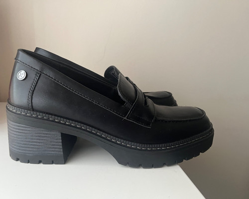 Xti shoes size 5 black - uk,