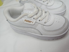 Puma CA Pro Classic Low Triple White Trainers Size Kids 8