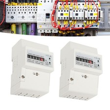 2Pcs Electricity Meter Single