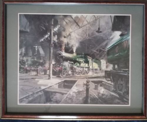 Terence cuneo print - terence, framed