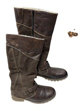 REIKER ladies brown knee high