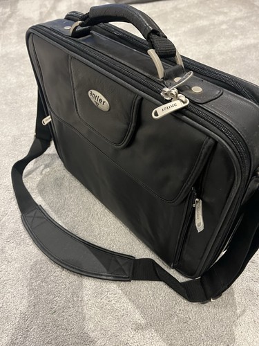 Antler black briefcase - black,