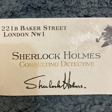 Sherlock Holmes Business Card