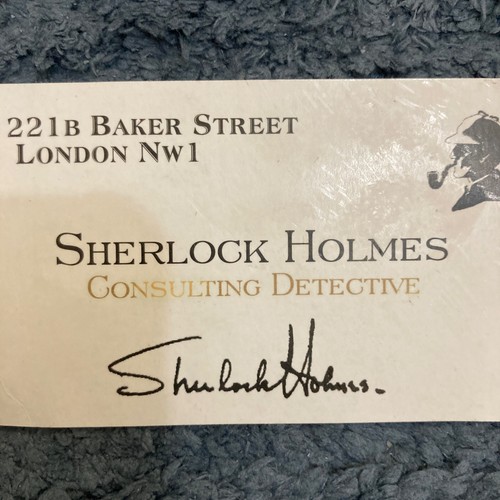 Sherlock holmes business card - business,