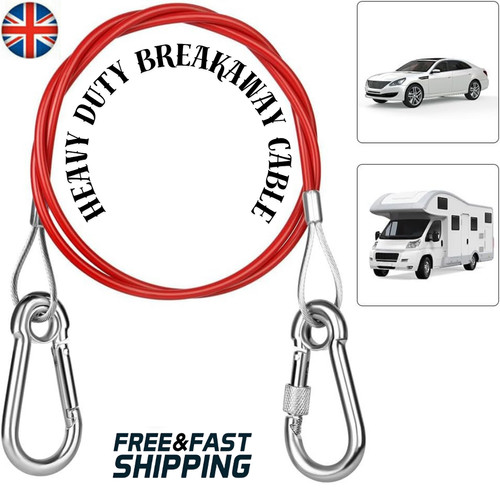 Breakaway brake safety cable - breakaway,