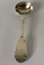 Solid Silver Salt Spoon