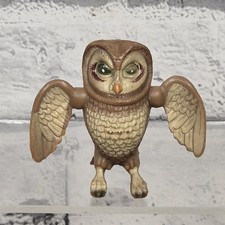 Peter Rabbit Old Brown Owl 2.5" Figure Animated Series Hollow Magazine Fixed