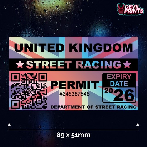 Street racing permit - street,