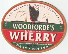 BEER MAT - WOODFORDE'S NORFOLK ALES - WOODFORDE'S WHERRY - (Cat No 009) - (2000)