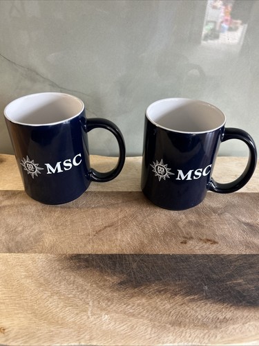 Msc cruise line navy blue - line, logo