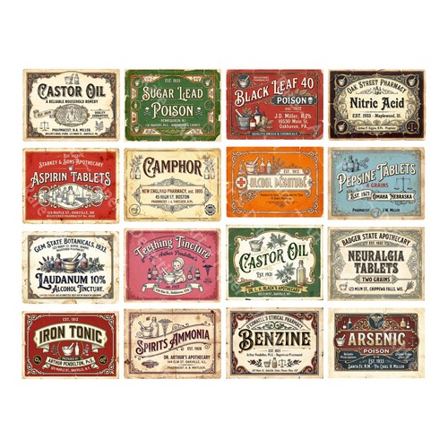 Medicine cabinet décor - medicine,