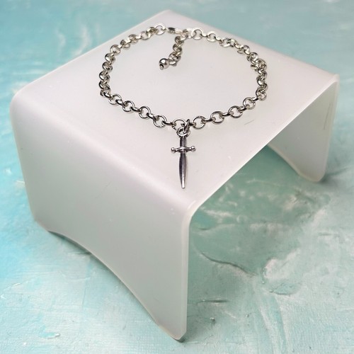 Silver dagger bracelet - bracelet, new