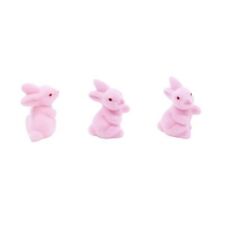 EASTER Pack of 3 mini flocked