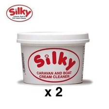 2 x Silky Cream Caravan