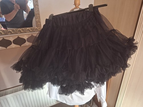 Black petticoat rock roll - black,
