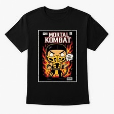 Mortal Kombat Scorpion Retro Comic Style Unisex Adults & Kids T-Shirt