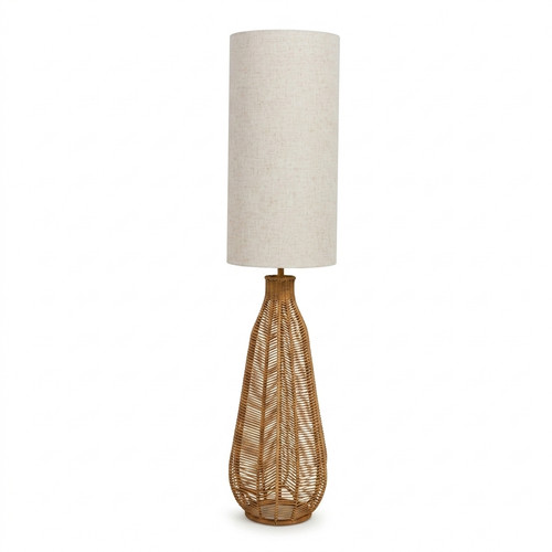 Kylo woven string floor lamp - string,